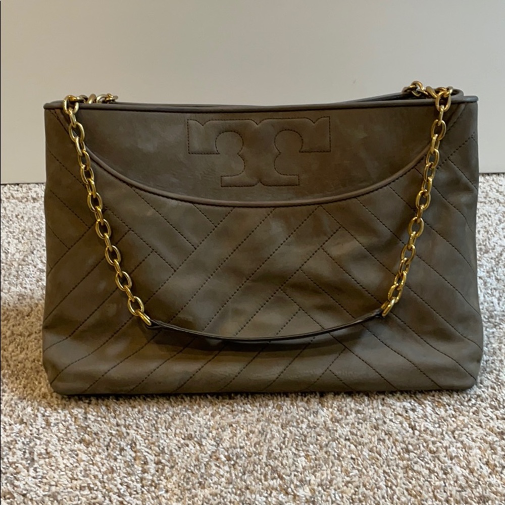 [Tory Burch] Alexa Suede Shoulder Bag